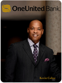 Kevin Cohee, CEO of OneUnited Bank