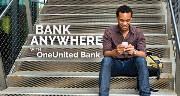 Bank anywhere with one united bank.