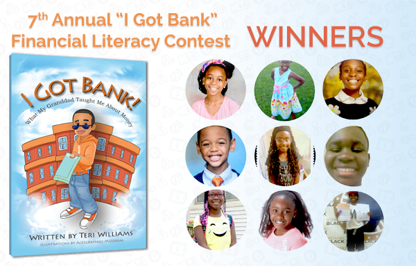 A poster for the annual i got bank financial literacy contest.