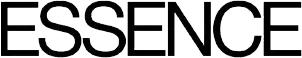 The word "ESSENCE" in bold, black, uppercase letters against a transparent background.